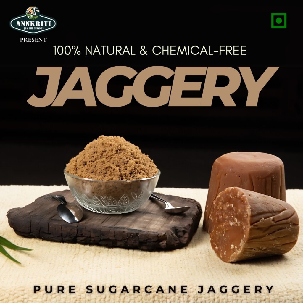 Organic jaggery (gud) blocks by Kesarishalya Industries