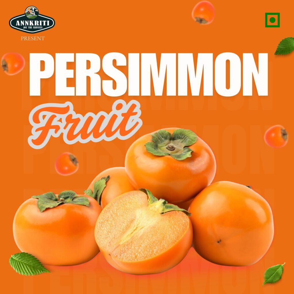 Fresh organic persimmon fruits by Kesarishalya Industries