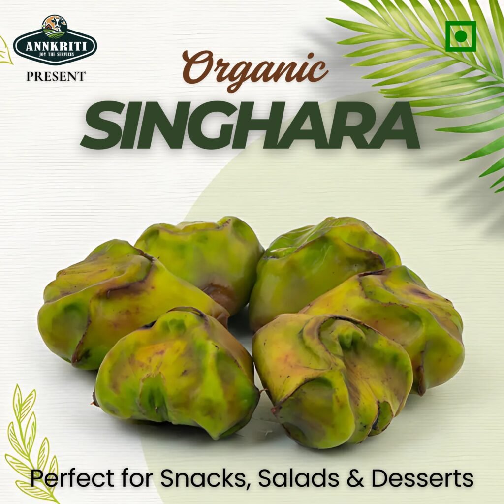Fresh organic water chestnuts (Singhara) by Kesarishalya Industries