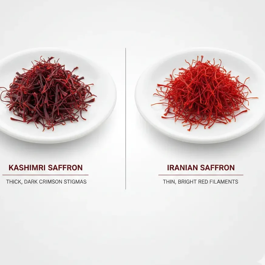 Kashmiri Saffron benefits offers a deep red color, long strands, and a rich floral aroma that enhances any dish. Its natural sweetness and subtle bitterness balance flavor profiles beautifully, making it perfect for biryanis, desserts, milk-based beverages, and exotic recipes.