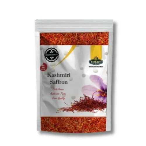Annkriti Kashmiri Saffron – Premium, Aromatic & Naturally Pure
Annkriti Kashmiri Saffron is a premium-quality spice sourced directly from the pristine fields of Kashmir. Renowned worldwide for its vibrant color, rich aroma, and delicate flavor, Kashmiri Saffron adds a touch of luxury and authenticity to your culinary creations. Each strand is carefully handpicked to ensure purity, potency, and the highest standards of quality.