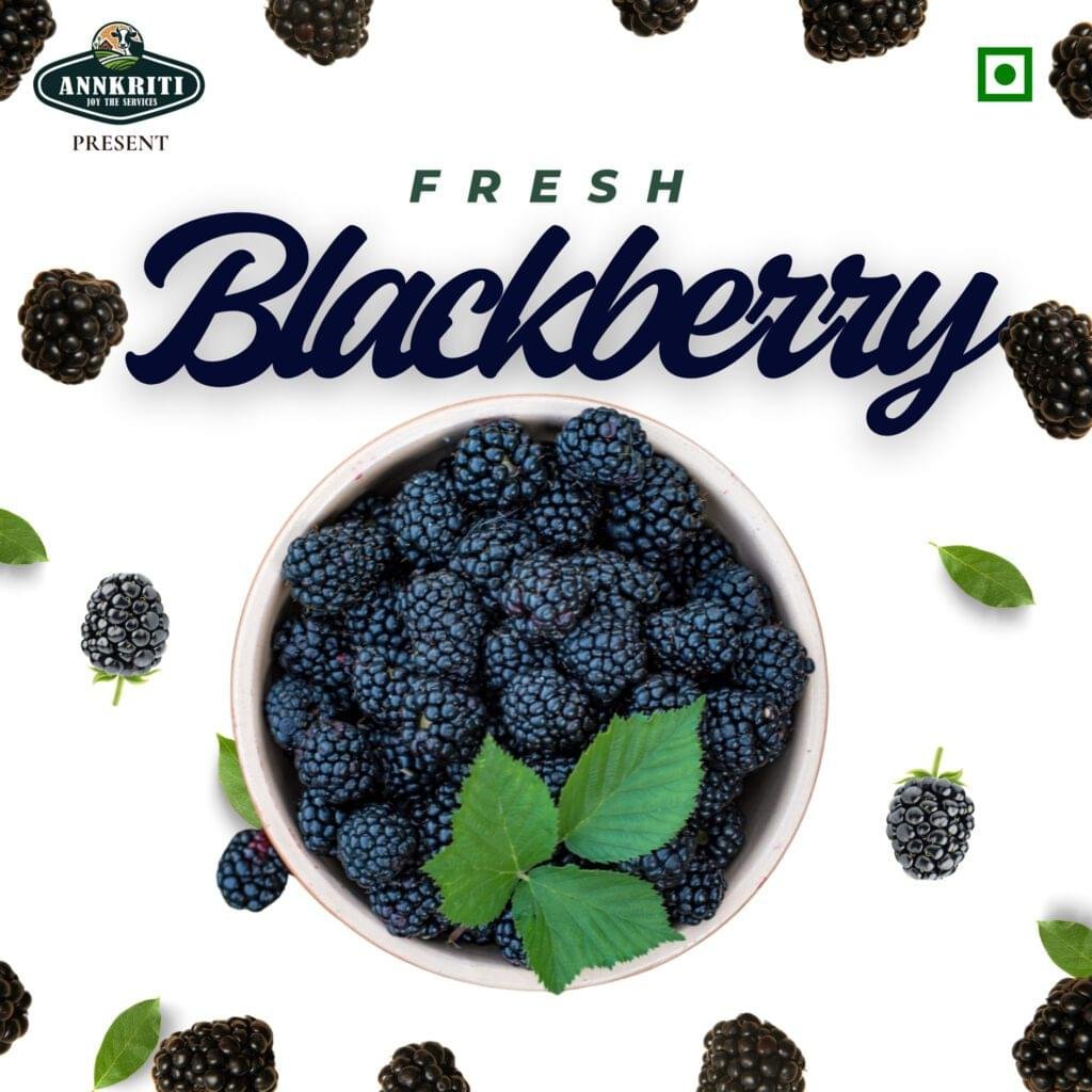 Fresh organic blackberries by Kesarishalya Industries